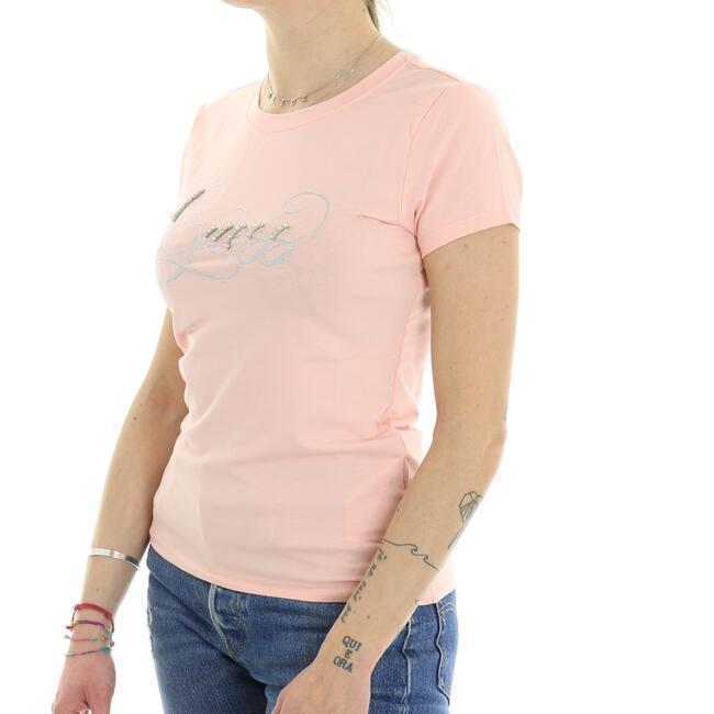 T-SHIRT SS GLITZY LOGO GUESS  - Mad Fashion | img vers.650x/